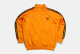 vintage ADIDAS ORIGINALS Track Jacket Size M authentic orange rare retro hipster 90s 80s classic germany rave athletic sport suit small logo