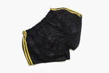 vintage ADIDAS ORIGINALS track shorts SIZE L black/yellow authentic 80s 90s sport suit germany activewear the brand with the three strips