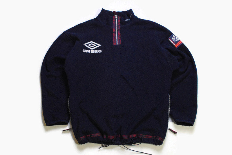vintage UMBRO Pro Training Fleece Sweater big logo sweatshirt men's authentic retro hipster 90s 80s sport oversized England style classic