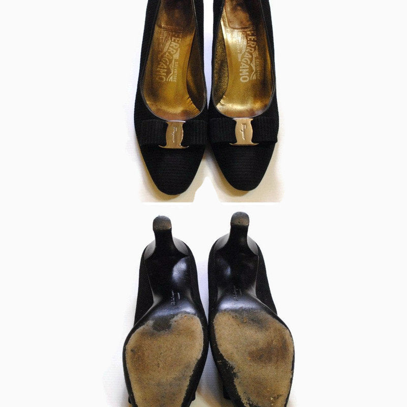 Vintage Salvatore Ferragamo High Heel Shoes Women's US7