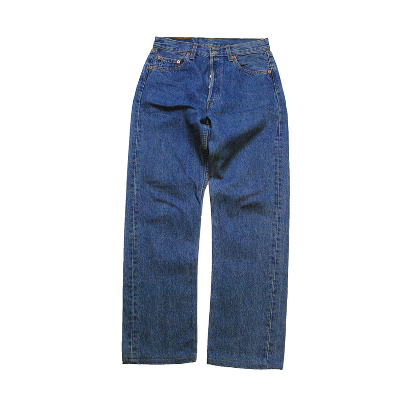 vintage LEVIS 501 JEANS authentic men's Blue Jean Pants Size W 29 L 34 trousers retro classic work wear 90s 80s denim old school USA style